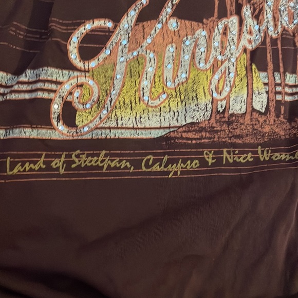 Vintage guess Calypso jeans tube halter top - Picture 3 of 6